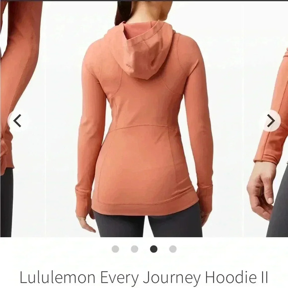 Lululemon every journey hoodie in rustic coral. - Picture 3 of 6